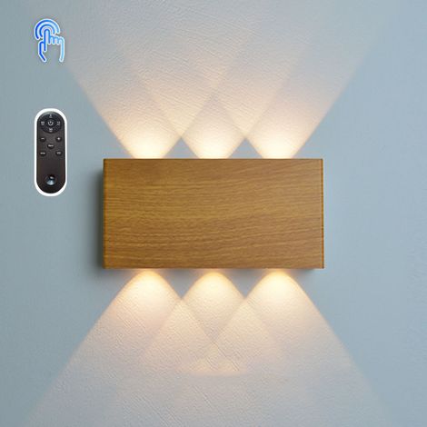 Applique Murale LED Sans Fil 5200 mAh, Lampe Rechargeable avec Télécommande, 3 Températures de Couleur, Intensité Réglable, Fixation Magnétique (1/5)