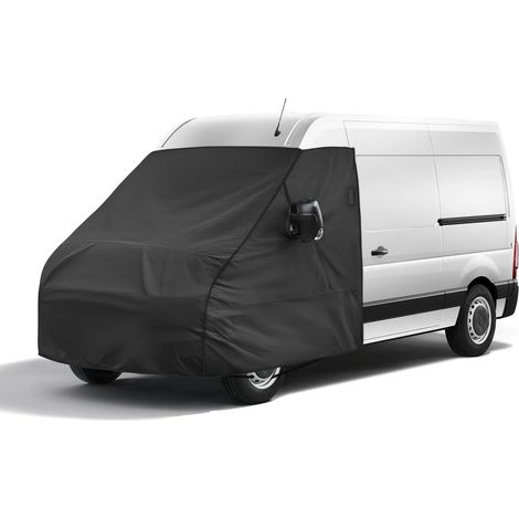 Housse de Pare-Brise Compatible avec Master 2010-2024 Movano 2010-2021, Bâche de Protection Pare-Brise pour Camping-Car Contre Le Gel et Le Soleil Imperméable Housse de Voiture (1/5)