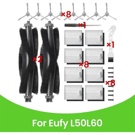 Pièces de rechange et accessoires compatibles avec les aspirateurs robots des séries L50 et L60 - Kit de pièces de rechange (1/5)