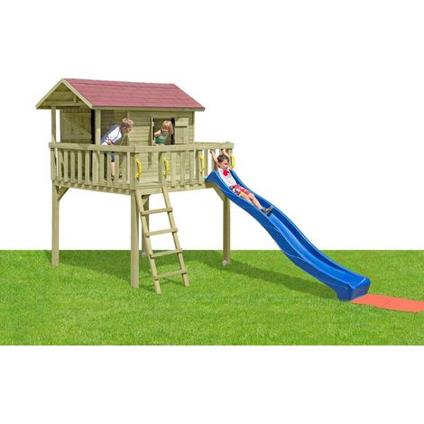 Wellenrutsche blau, 290 cm lang