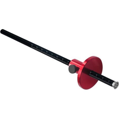 European Style Wheel Marking Gauge, Aluminum Alloy Scribe, Parallel Scribe Tool for Woodworking Mortises for Furniture Repair Projects (1/5)