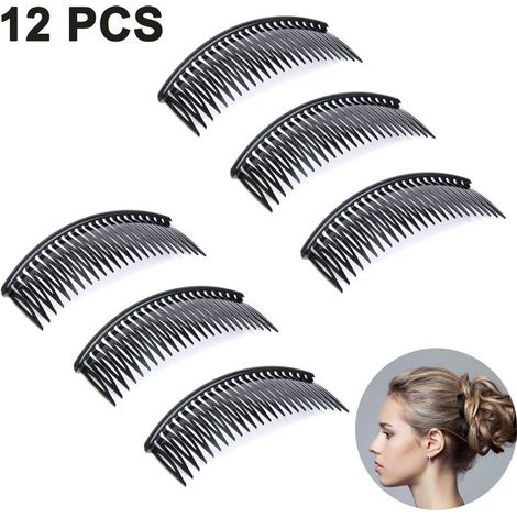 12 Morceaux de Cheveux Kämmchen Toboggans Tortue Lisse les Cheveux Peigne Clair Lisse de Pages Cheveux Peigne 12.5 cm de Cheveux Pages Peigne Ensemble (1/5)