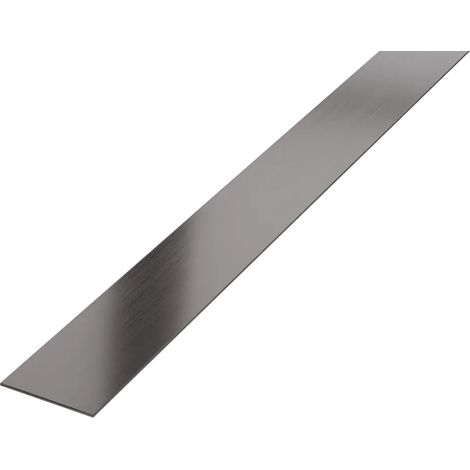 Ilcom Dekorativer Wandstreifen I aus Edelstahl 20mm x 2700mm x 0.65mm - Gunmetal