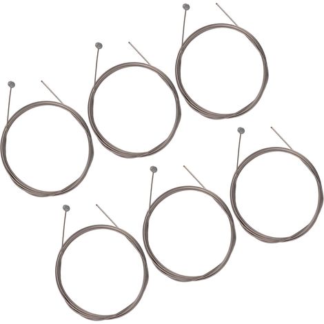 Kit de 10 durites de frein pour vélo de montagne, en acier inoxydable, avec embouts et viroles. (1/5)