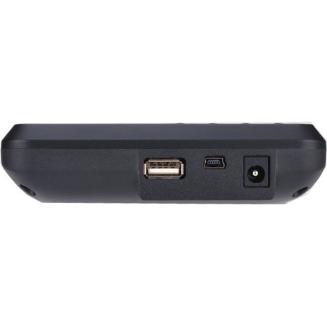 Terminal de pointage biométrique intelligent par empreinte digitale et mot de passe, écran LCD 2,4 pouces, alimentation 5 V CC, noir, prise européenne (1/5)