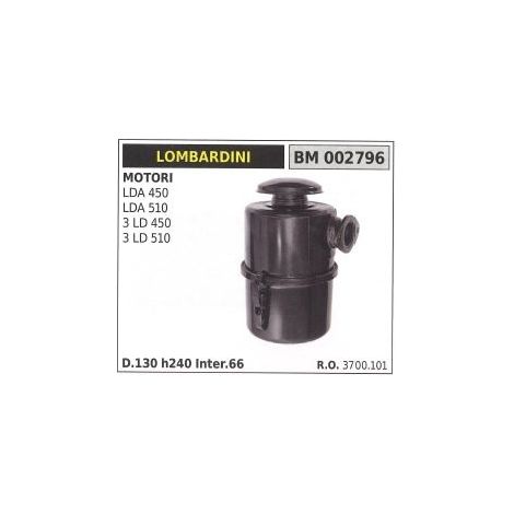 Filtro aria supporto 3700.101 LOMBARDINI motocoltivatore LDA 450 LDA 510 motore