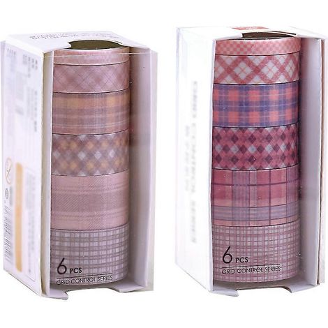 Lot de 2 boîtes de rubans adhésifs décoratifs pour journal, scrapbooking, agenda, loisirs créatifs et décoration intérieure - Style 1 (1/5)