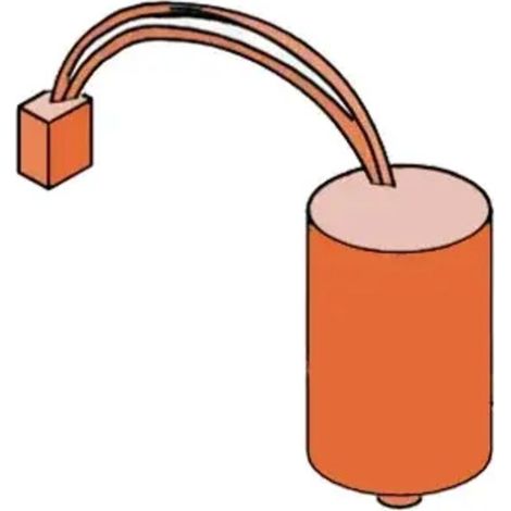 pièce détachée cnd pp 18mf 450v câble unipolaire 150mm.con.ric 63002795 (1/3)