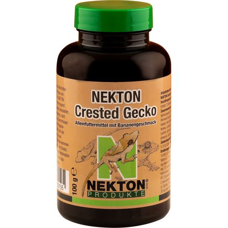 NEKTON Crested Gecko - alimento equilibrado para geckos crestados con plátano 250 g (1/3)