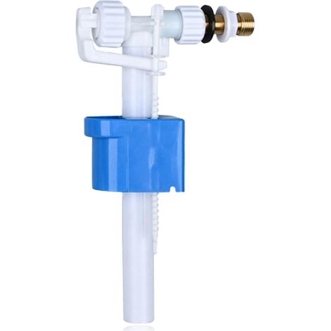 1 Pièce Robinet Flotteur Chasse d'Eau WC, Robinet Flotteur WC, Flotteur Chasse d'Eau WC, Mecanisme Chasse d'Eau WC Matériau PP Raccords en Laiton Convient Aux Radiateurs G3/8 et G1/2(Bleu) (1/5)