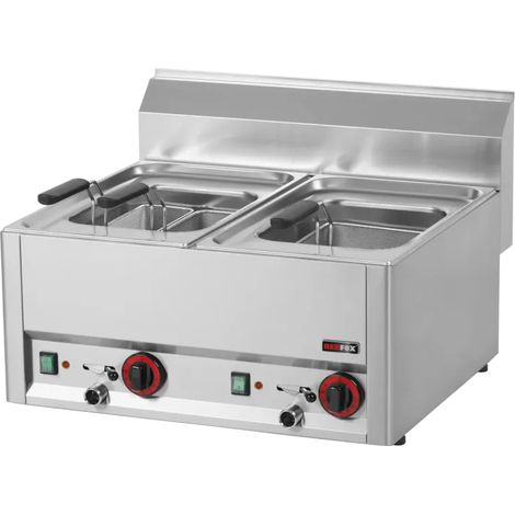 Cuiseur à pâtes électrique 8+8 l sans soubassement 400 V REDFOX - VT 60 EL - REDFOX