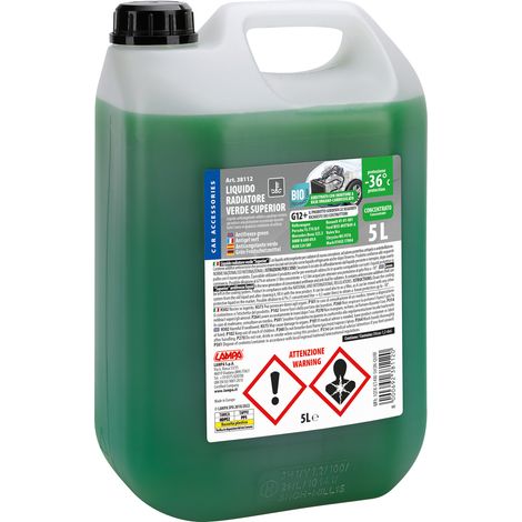 Superior-Verde G12+, liquido radiatore - (-36°C/+108°C) - 5 L