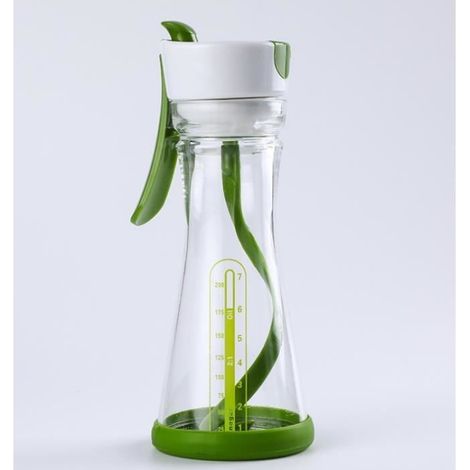 Mélangeur à Vinaigrette,Gobelet Mélangeur Manuel,Shaker pour sauce salade,Avec Poignée Agitateur De Vinaigrette,Pour Vinaigrettes (1/4)