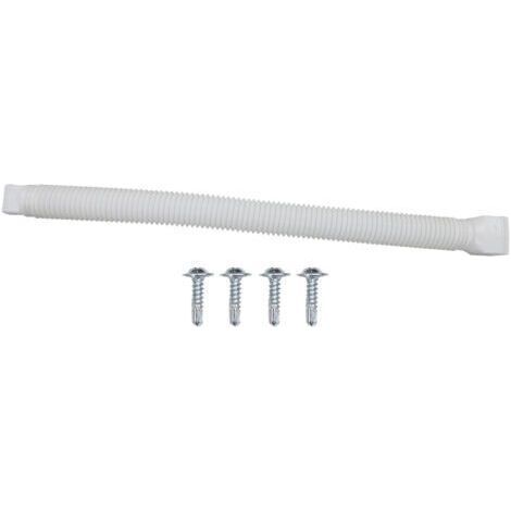 Extensions de Tuyau de Descente de Gouttière Rallonge de Tuyau de Descente Rétractable Rallonge de Tuyau de Descente Flexible Accessoires de Bec de Descente Fournitures de (Blanc) (1/4)