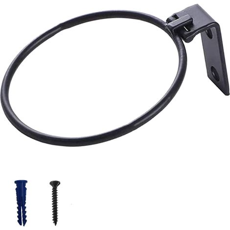 Soporte de pared de hierro para macetas – Diseño Zippo – Negro – 10,3 cm – Multifuncional (1/5)