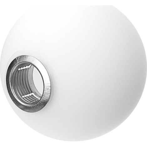 Abat-jour boule en acrylique blanc 8 cm Couvercle de lampe de rechange pour plafonnier, lampe murale, éclairage intérieur, lampe de table (1/5)