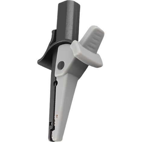 Pince de test isolée, ouverture de sécurité de 20 mm, avec prise banane de 4 mm pour projets électriques automobiles et camions (noire). (1/5)