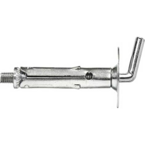 100 x MINI TASSELLO GANCIO CORTO D 6 MM ACC ZINCOCR