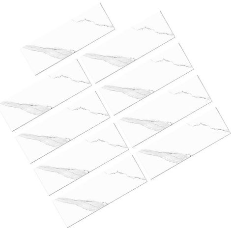 Autocollants en mousse adhésive blanche 3D, 9 pièces (1/5)
