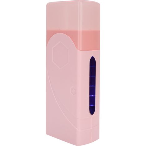 Décapeur de cire 100g, chauffe-cire portable pour épilation mains, pieds et jambes, machine à dépiler à chauffe rapide, rose, 220V avec prise UE (1/5)