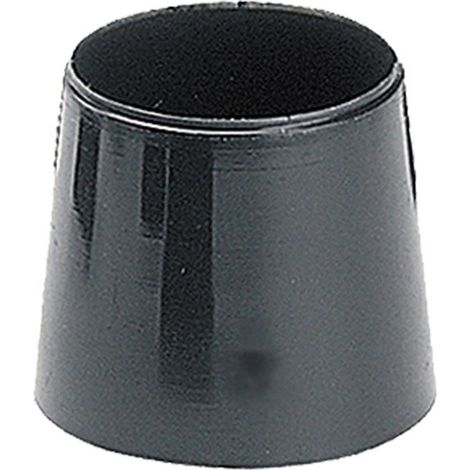 Contera rotonda rinforzata “CNT01” in polietilene nero Ø1,6x2,4cm (25 unità) MICEL