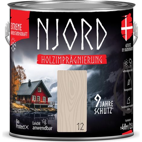 NJORD Holzimpragnierung (12) Neblige Wiese - 2,5L (1/5)
