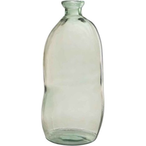 Vase Rond Design en Verre "Laura" 73cm Vert (1/2)