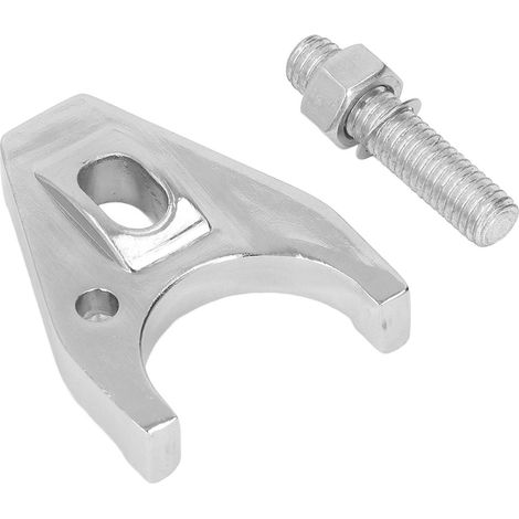 Collier de serrage de distributeur en aluminium chromé usiné avec boulon de remplacement pour distributeurs CHEVY V8 V6 (1/5)