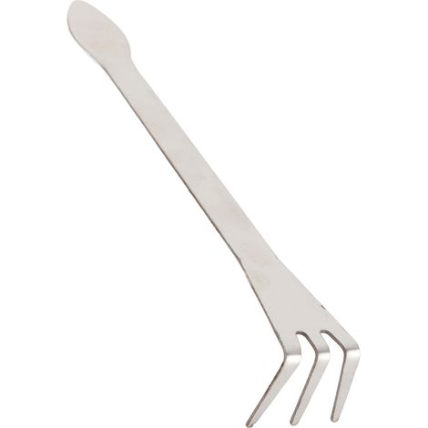 Râteau Racine Bonsai 3 Dents Inox Ergonomique pour Aérer et Désherber - 23 cm (1/5)