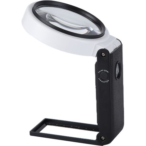 Loupe LED pliable en ABS avec lentille HD pour l'observation et la réparation de composants électroniques TH-7018BD (1/5)