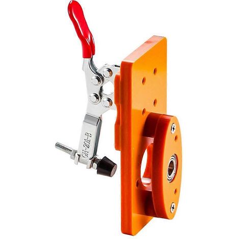 Gabarit de perçage pour charnières de porte, guide de perçage pour charnières d'armoire, fraiseuse pour charnières de porte (1/5)