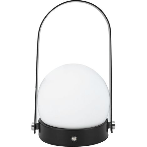 Lampe de table LED rechargeable portable, 3 températures de couleur, variateur sans paliers, pour chambre intérieur extérieur, noir (1/5)