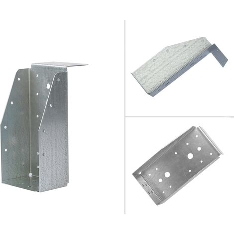 Support de poteau lourd avec lèvre galvanisé pour poutres de 10 x (1/4)