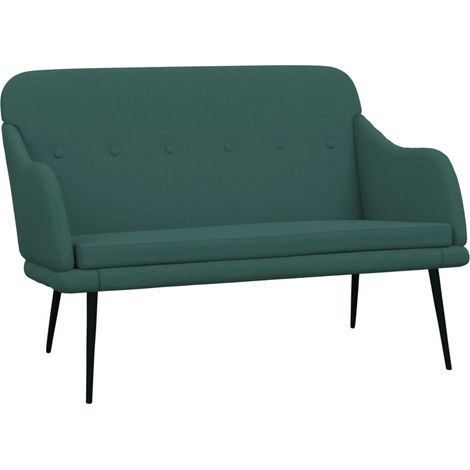 Panca/panca 110 x 76 x 80 cm tessuto verde scuro 020010625