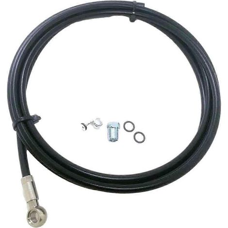 Kit de durite de frein de vélo de 2 mètres, compatible avec Formula R1, R1R, Ro, Rx, T1, Mega Line Tube + aiguille + huile d'olive + huile de friction. (1/5)