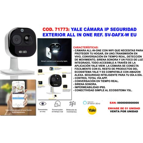 Cámara IP Yale seguridad exterior todo en uno