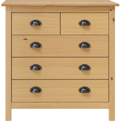 Maison Exclusive - Credenza Hill 79x40x80 cm Legno Massello di Pino