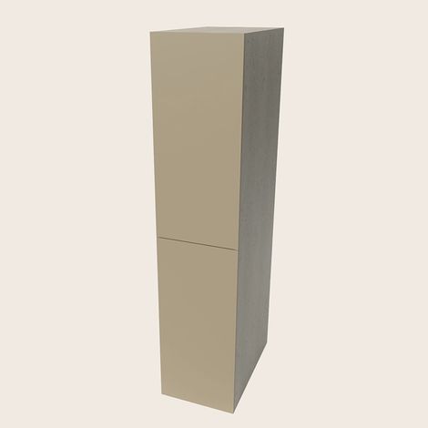 Exagonshop Mobile colonna 40x182 due ante tortora opaco fianchi