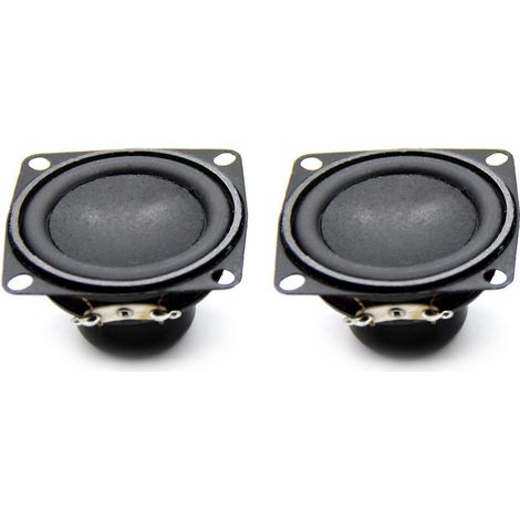 x 4 Ω 10 W 53 mm (2 Zoll) Audio-Lautsprecher mit Bass, Multimedia-Lautsprecher, DIY-Lautsprecher für Heimkino (1/5)