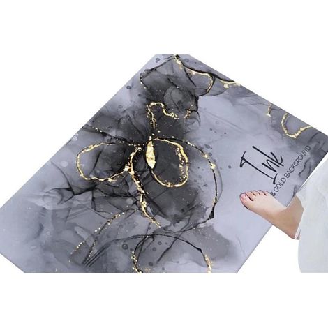 Tapis de sol doux, à séchage rapide, antidérapant, pour salle de bain, super absorbant(s)