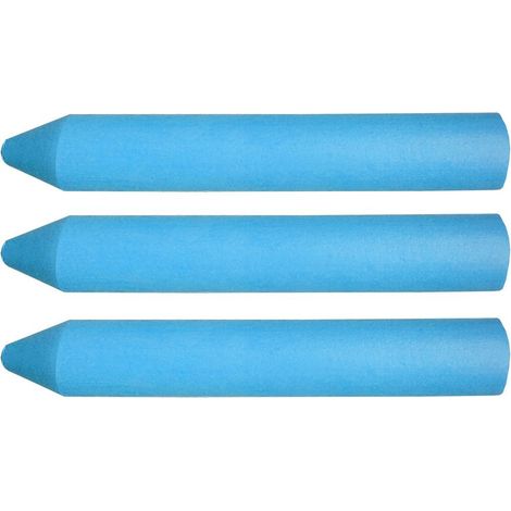 3 Stk.Signierkreide in Blau 13x85 mm