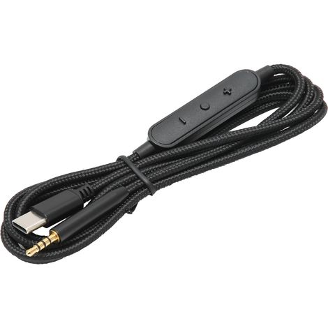 Câble audio USB-C vers Jack 2,5 mm pour casques Bose QC35, QC25, OE2, Y50BT et autres modèles