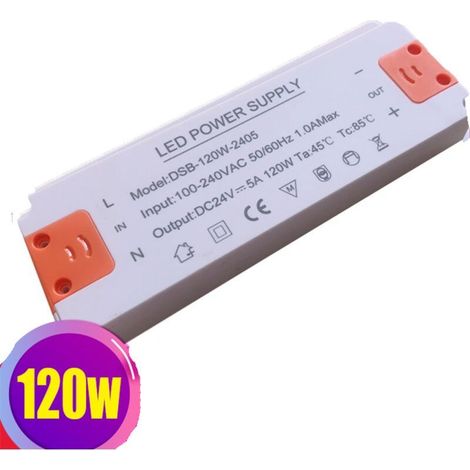 Bande lumineuse ultra-mince à tension constante DC24V pour éclairage de placard/miroir de salle de bain (120W)