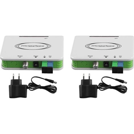 2X CATV Système ONU FTTH Récepteur optique WDM Nœud optique Triplexeur actif SC/APC(B) Prise UE (1/5)