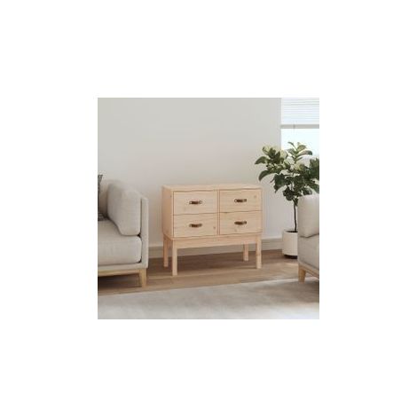 Armoire console 90x40x78 Bois de pin solide (1/5)