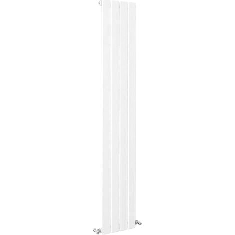 SKY Bathroom Flat Panel Radiator Vertical 1600x272mm Single White