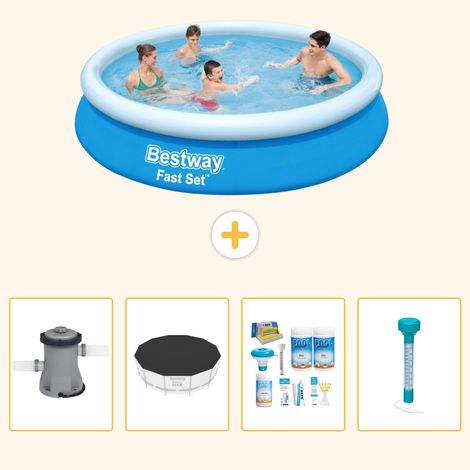 Bestway Bestway Fast Set Ronde - 366x76 cm - 5-pièces S226 (1/5)