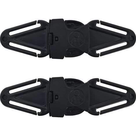 Confezione da 2 cinture di sicurezza per bambini, clip per cintura di sicurezza per auto, cinghia con clip, prolunga per cintura di sicurezza, protezione per fibbia del seggiolino per bambini, cintura (1/5)
