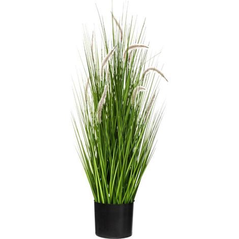 Plante Artificielle "Herbe Bunch" 100cm Vert (1/2)