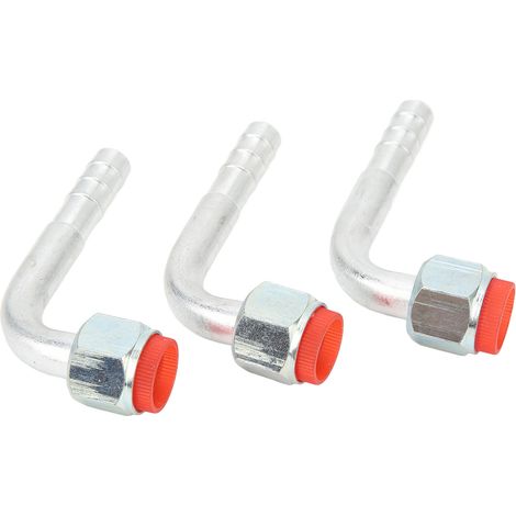 Raccord coudé 90° avec écrou et joint torique, 20 pièces de raccord femelle pour tuyau de climatisation, adaptateur 1/2 pouce (1/5)